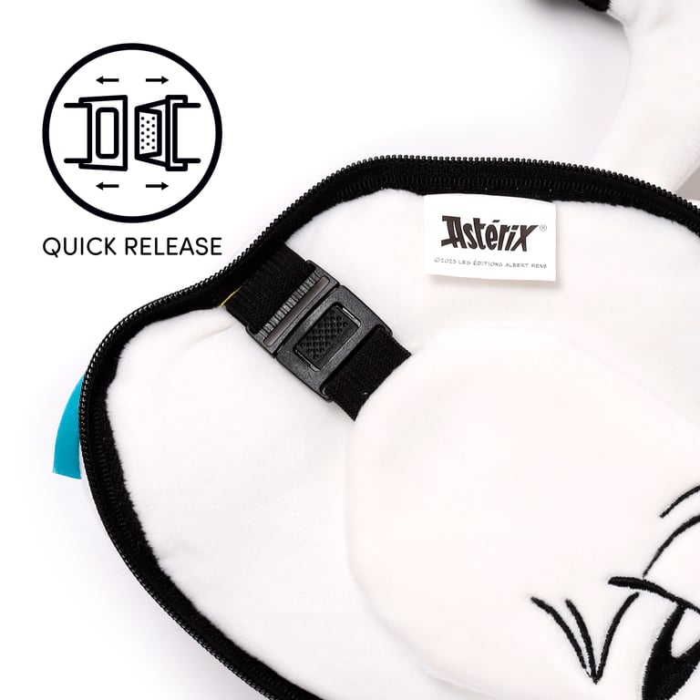 Relaxeazzz Travel Pillow & Eye Mask - Licensed Dog Mat Alternatively: 1. Relaxeazzz Asterix Idefix Travel Pillow Set 2. Relaxeazzz Dogmatix Licensed Travel Accessory Kit 3.