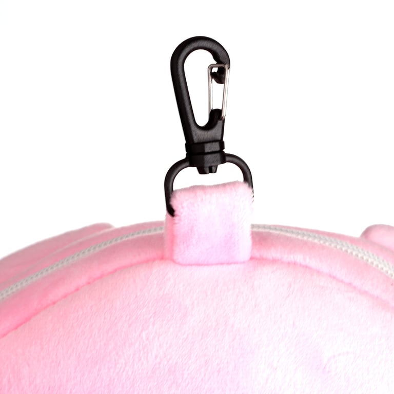 Oliver the Pig Travel Pillow & Quick Release Eye Mask - Polyester Construction