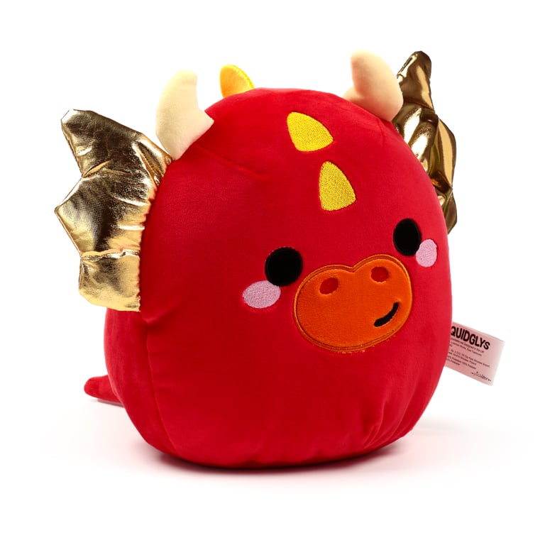 Roscoe the Dragon Velboa Plush Toy - CE Marked & EN71 Compliant