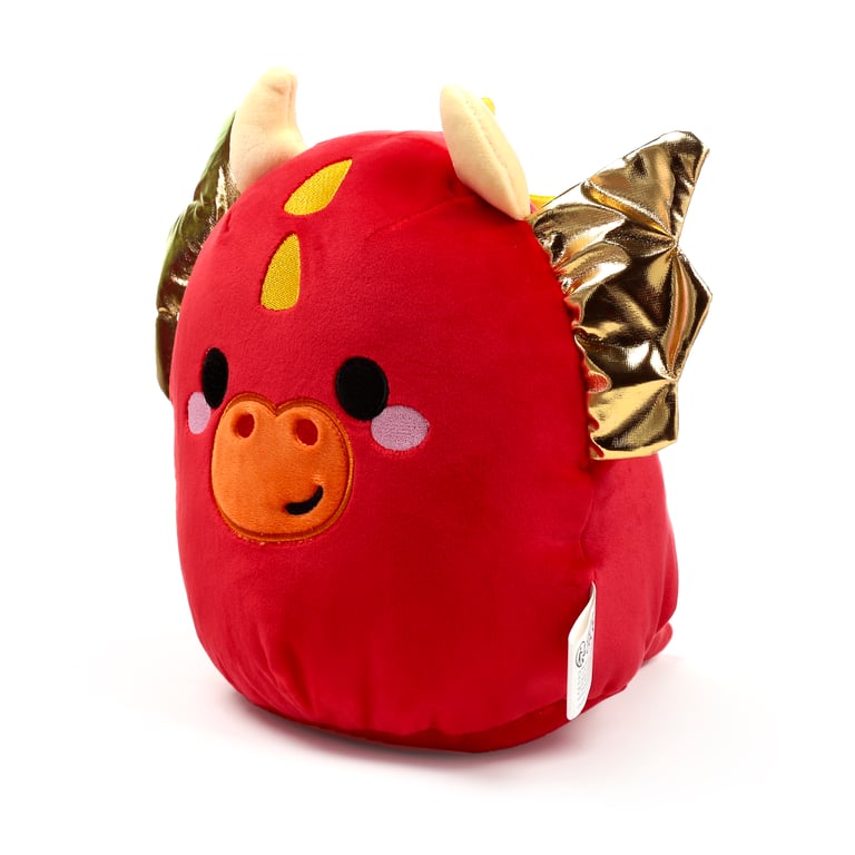 Roscoe the Dragon Velboa Plush Toy - CE Marked & EN71 Compliant
