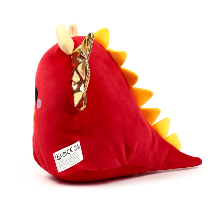 Roscoe the Dragon Velboa Plush Toy - CE Marked & EN71 Compliant