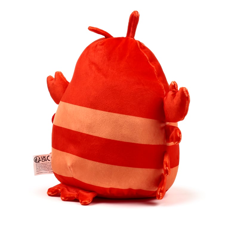 Squidglys Adoramals Pierre the Lobster Velboa Plush Toy - CE & UKCA Marked
