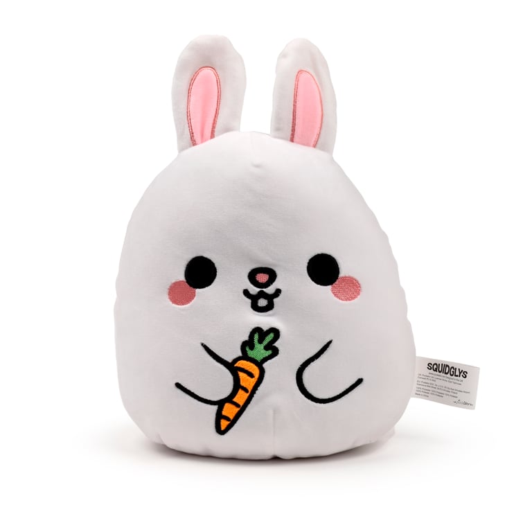 Adoramals Pets Frances the Bunny Velboa Plush Toy - CE & EN71 Compliant
