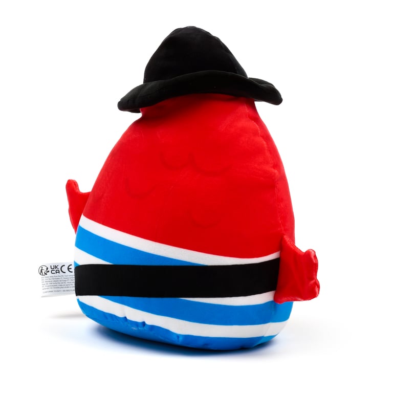 Squidglys Plush Toy - Jolly Rogers Pirates CE/UKCA Marked Velboa Material En71 Compliant