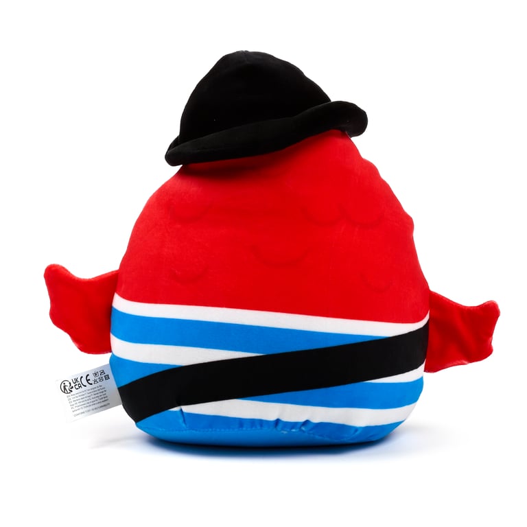Squidglys Plush Toy - Jolly Rogers Pirates CE/UKCA Marked Velboa Material En71 Compliant