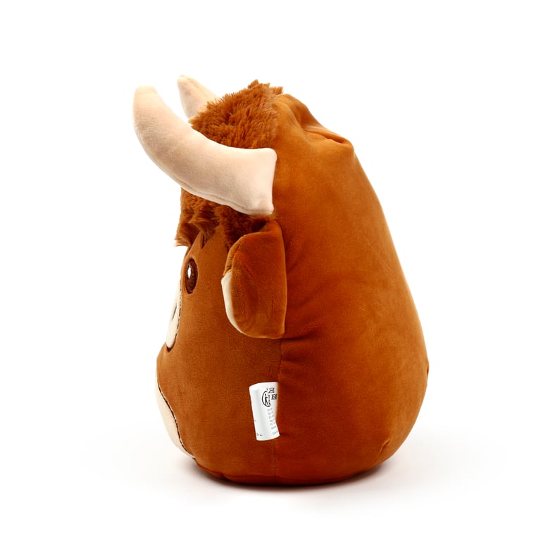 Highland Coo Cow Velboa Plush Toy - CE Marked & EN71 Compliant