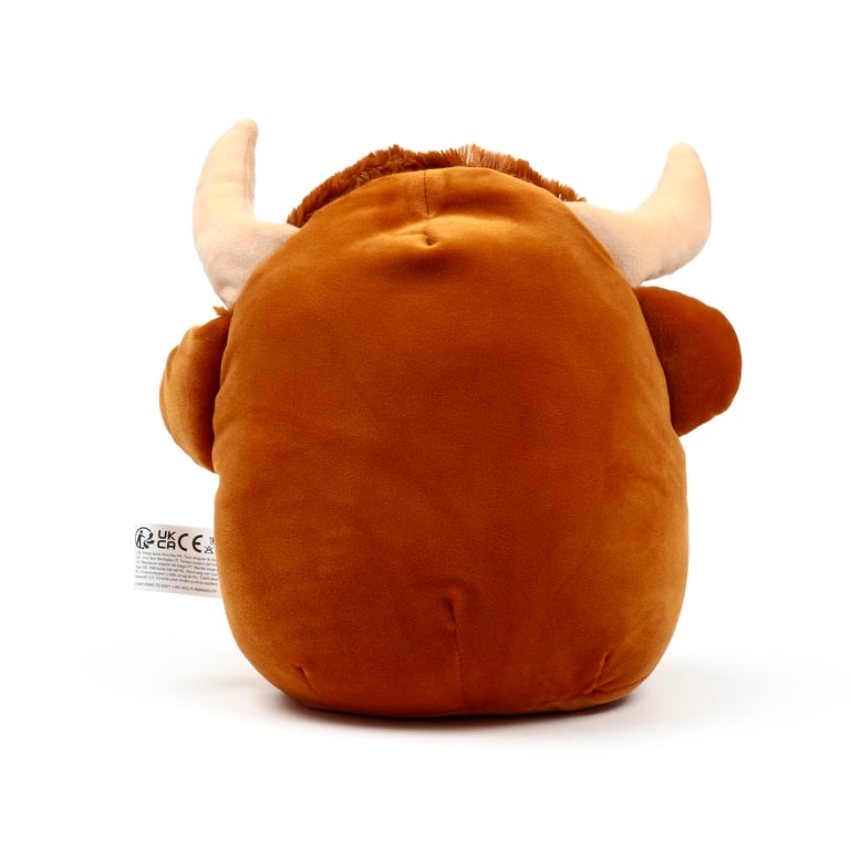 Highland Coo Cow Velboa Plush Toy - CE Marked & EN71 Compliant