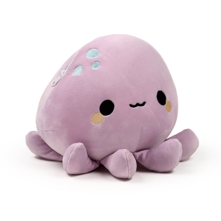Swapseazzz 2-in-1 Travel Pillow & Octopus Plush Toy - Convertible Horseshoe Design