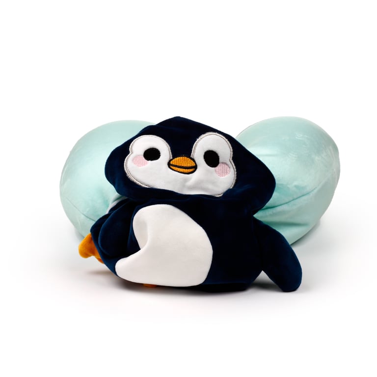 Swapseazzz 2-in-1 Travel Pillow and Plush Toy - Nico the Penguin