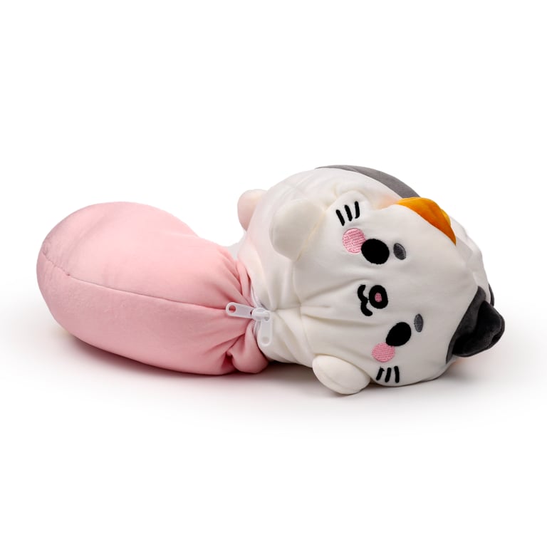 Swapseazzz 2-in-1 Travel Pillow and Plush Toy - Lola the Cat Adoramals
