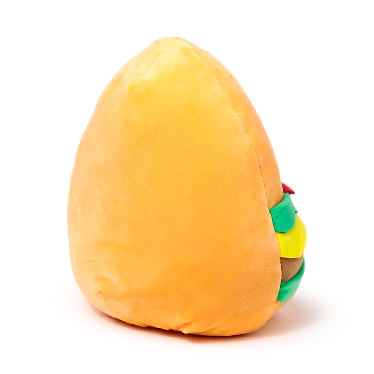 Foodiemals Hammy the Burger - CE Marked Velboa Plush Toy, EN71 Compliant and Soft