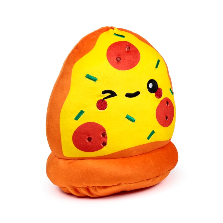 Tony the Pizza Squidglys Plush Toy - CE/UKCA Marked & EN71 Compliant