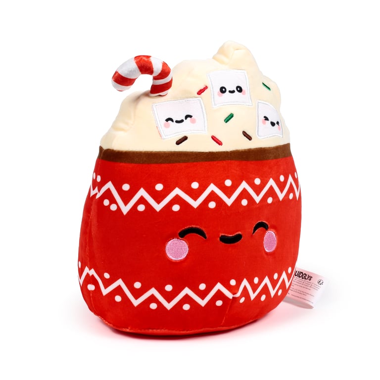 Squidglys Plush Toy - Aspen the Hot Chocolate (Soft Velboa Fabric, CE/UKCA Marked)