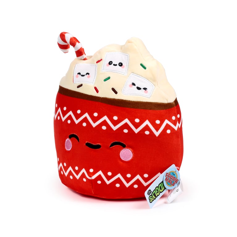 Squidglys Plush Toy - Aspen the Hot Chocolate (Soft Velboa Fabric, CE/UKCA Marked)