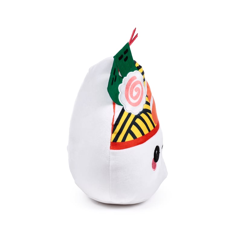 Squidglys Plush Toy - Nori the Ramen Bowl, Velboa CE/UKCA Marked En71 Compliant Plush Toy