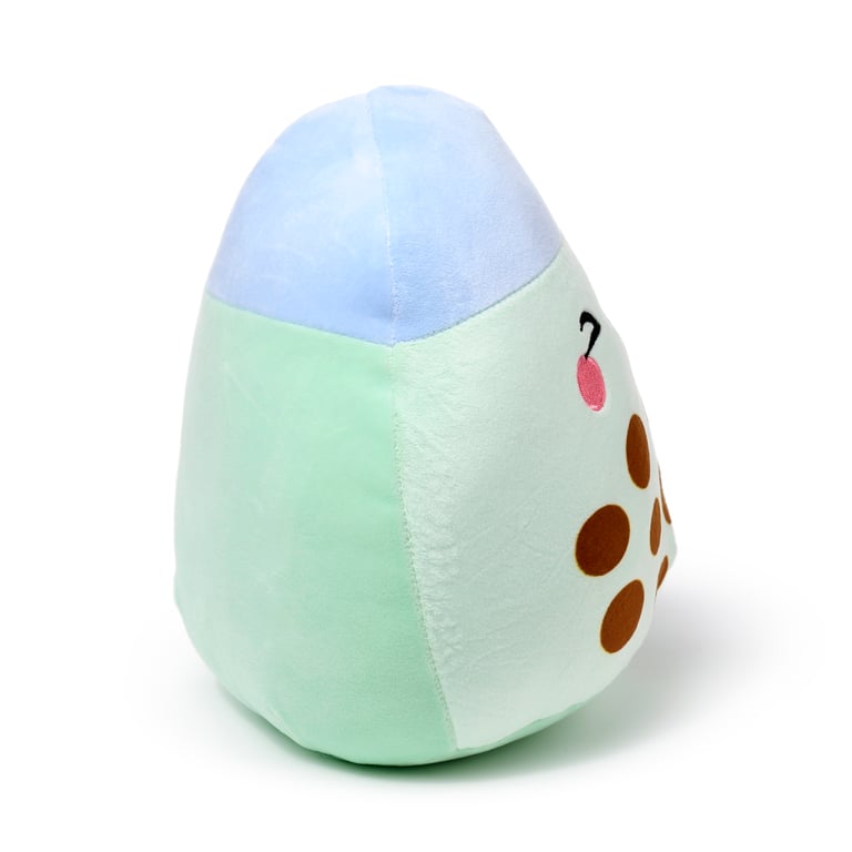 Squidglys Velboa Plush Toy - CE Marked Matcha Bubble Tea En71 Compliant