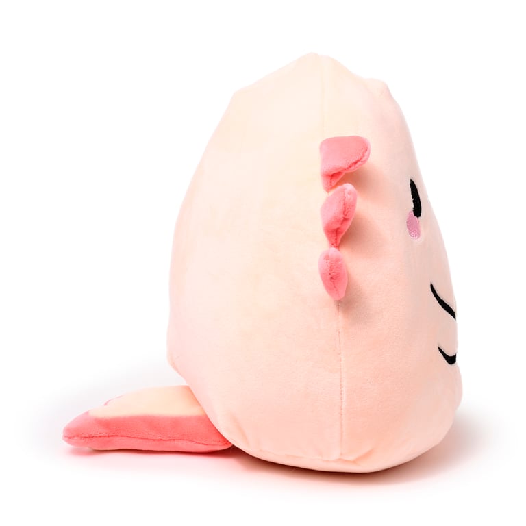 Squidglys Adoramals Maddie Axolotl Plush Toy - CE Marked & EN71 Compliant Velboa Fabric