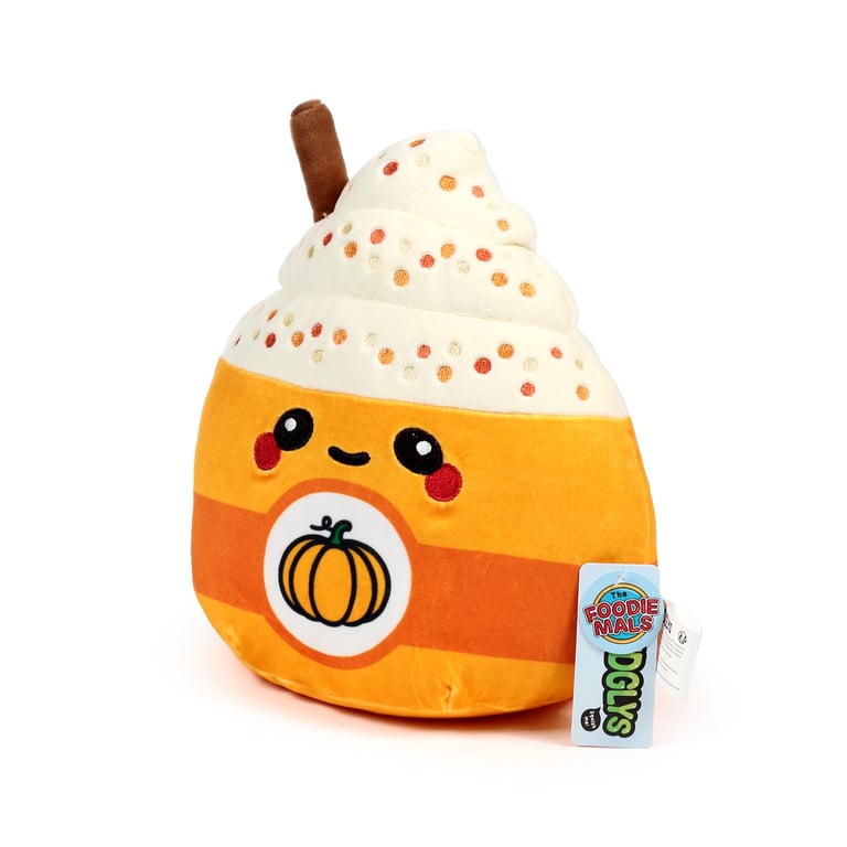 Velboa Plush Toy - Hazel the Spiced Latte, CE & UKCA Marked, EN71 Compliant