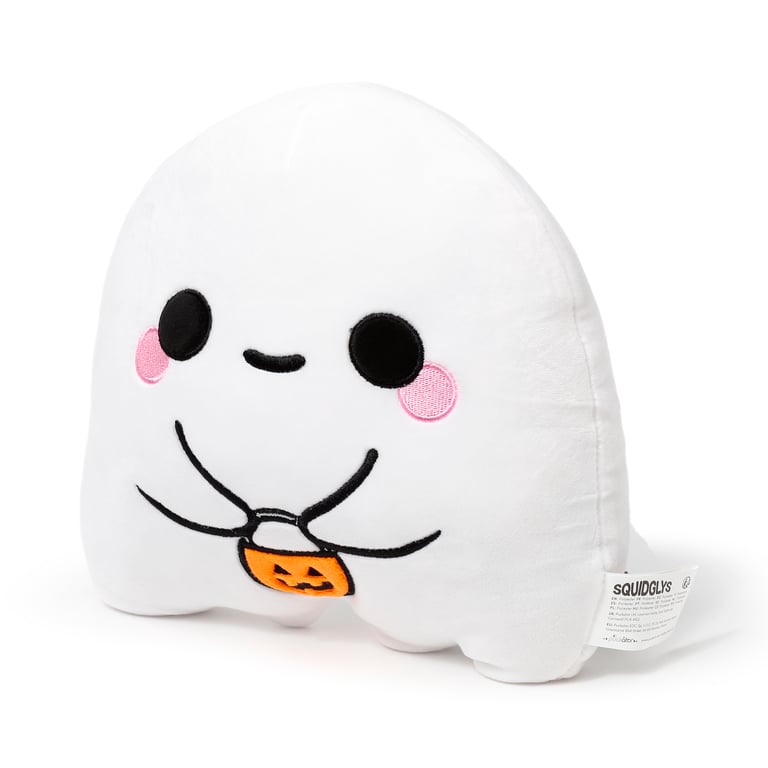 Squidglys Adoramals Carrie the Ghost CE Marked Soft Velboa Plush Toy for Halloween Season