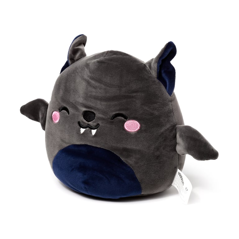 Adoramals Dexter the Bat Velboa Plush Toy - CE/UKCA Marked & EN71 Compliant Halloween Toy