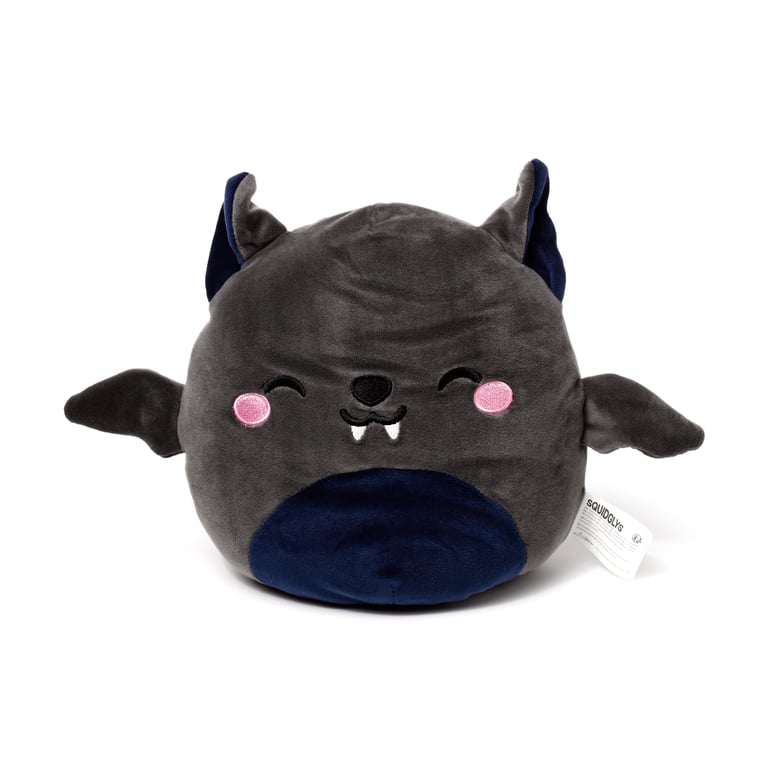 Adoramals Dexter the Bat Velboa Plush Toy - CE/UKCA Marked & EN71 Compliant Halloween Toy