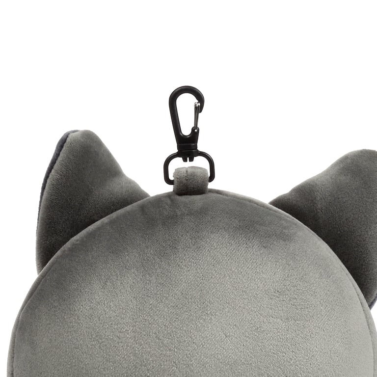 Relaxeazzz Travel Pillow & Eye Mask - Quick Release Polyester Sleep Accessory by Dexter the Bat