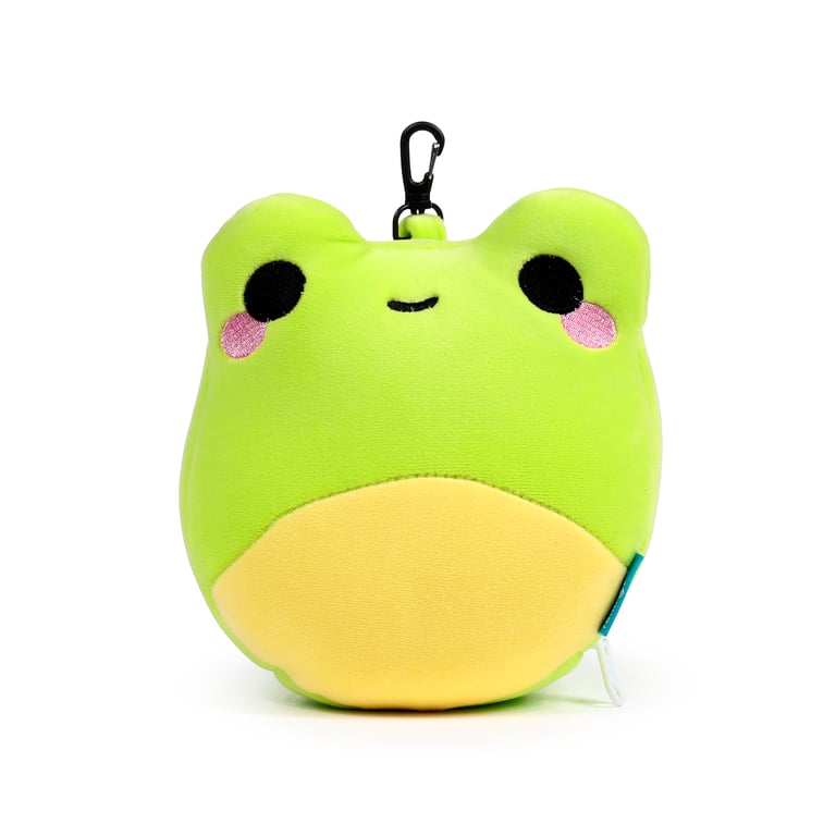 Relaxeazzz Travel Pillow & Eye Mask - Quick Release Polyester Novelty Gift for Him or Her