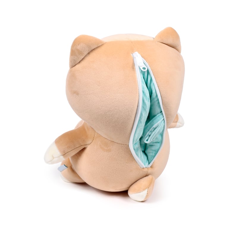 Adoramals Shuggs 2-in-1 Swappable Travel Pillow & Plush Toy - Polyester Filled with Polystyrene Beads