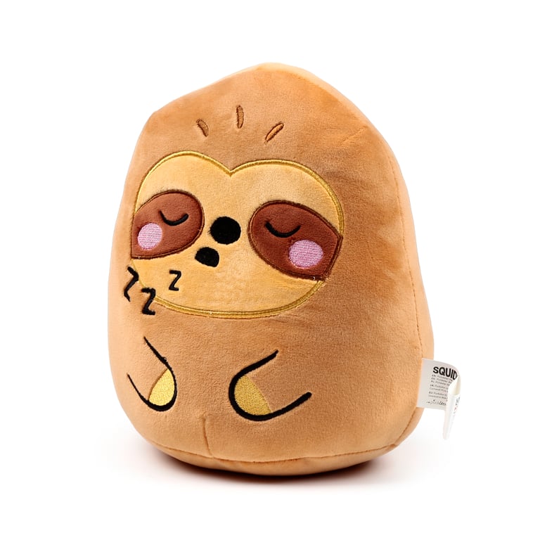 Squidglys Adoramals Cody Velboa CE Marked Sloth Plush Toy - EN71 Compliant