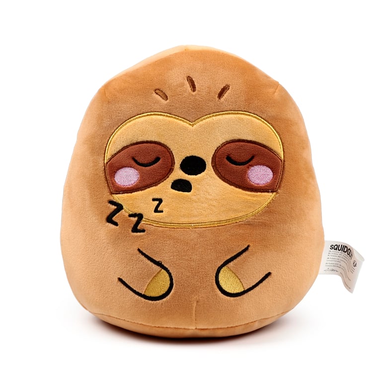 Squidglys Adoramals Cody Velboa CE Marked Sloth Plush Toy - EN71 Compliant