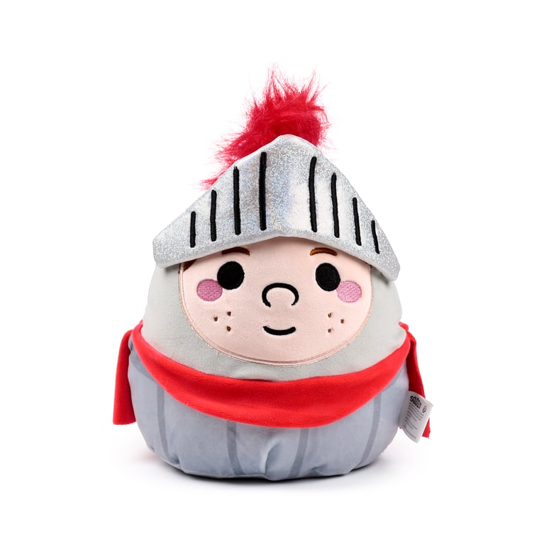 Squidglys Knights & Dragons Knight Velboa Plush Toy - CE Marked and EN71 Compliant