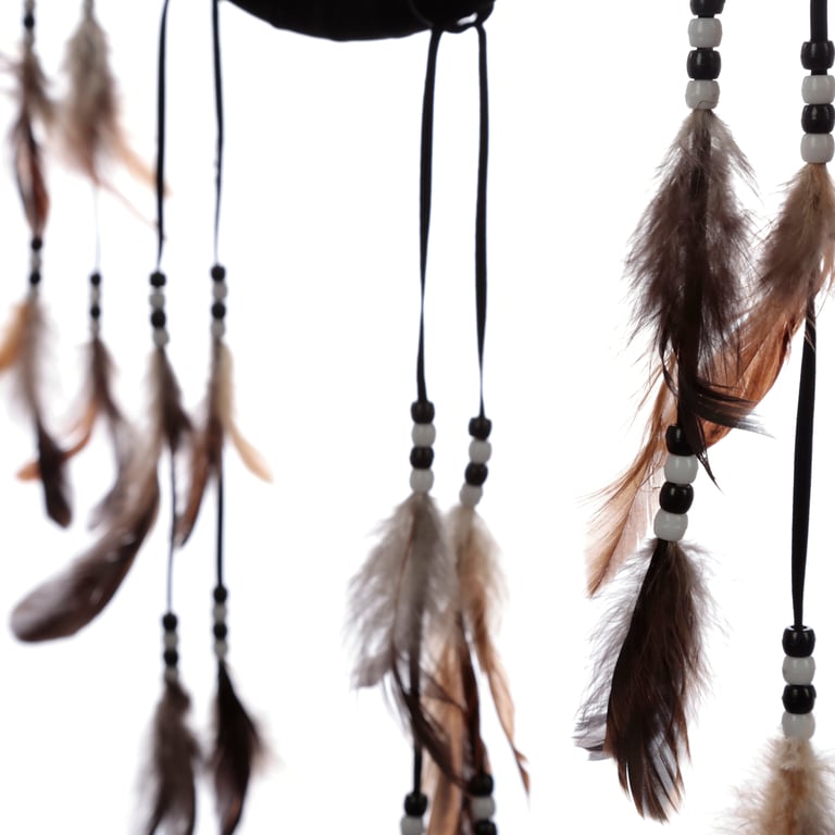 Large Licensed Unicorn Dreamcatcher - Polyester & Feather Design by Lisa Parker