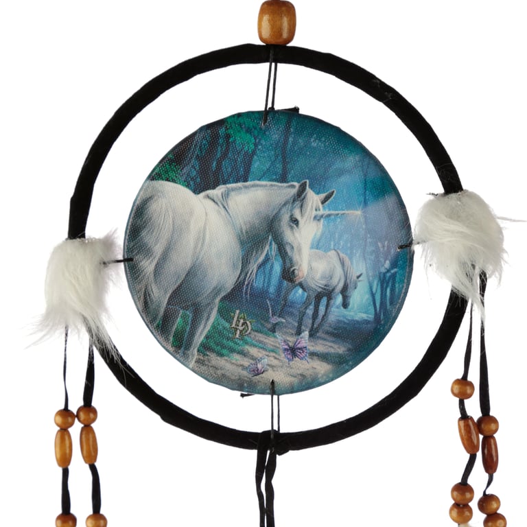 Licensed Small Polyester Unicorn Dreamcatcher by Lisa Parker - The Journey Home