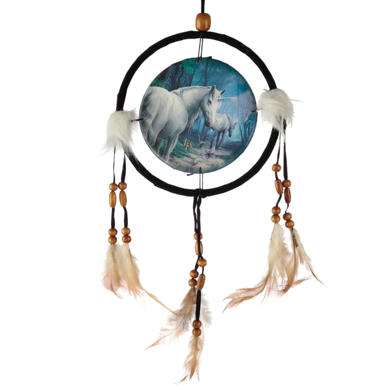 Licensed Small Polyester Unicorn Dreamcatcher by Lisa Parker - The Journey Home