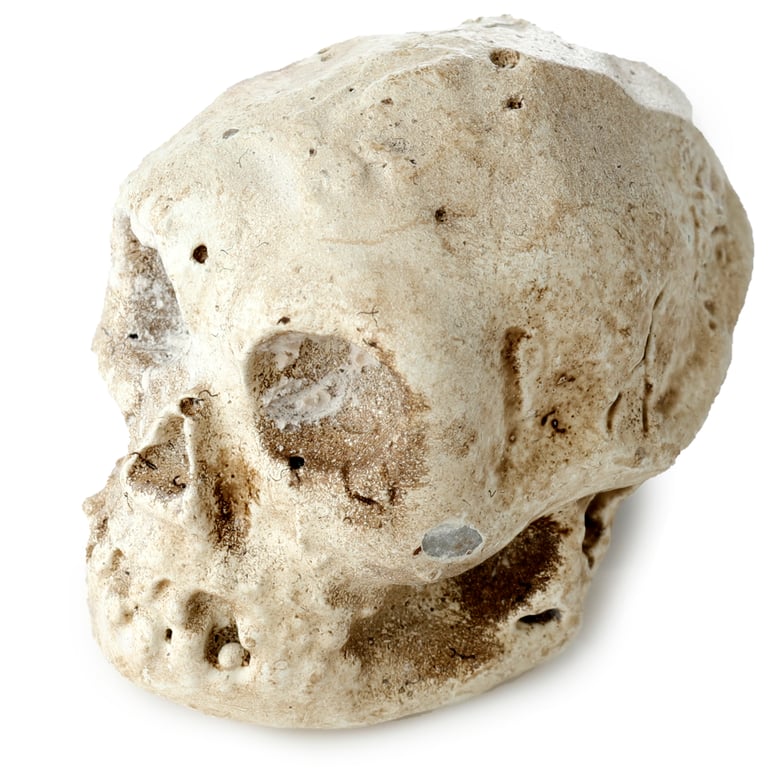 Fun Excavation Dig It Out Kit - Human Skull Resin Gypsum Sand CE Marked Educational Toy Set for Supervised Children