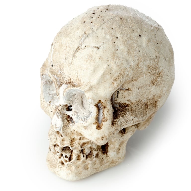 Fun Excavation Dig It Out Kit - Human Skull Resin Gypsum Sand CE Marked Educational Toy Set for Supervised Children