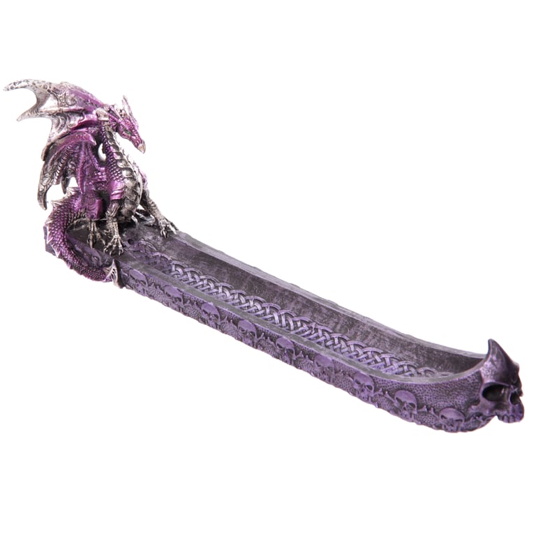 Dark Legends Dragon Resin Incense Ashcatcher Boat