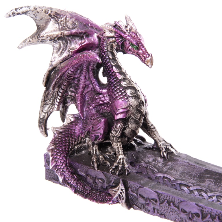 Dark Legends Dragon Resin Incense Ashcatcher Boat