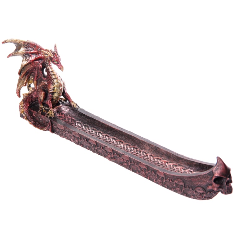 Dark Legends Dragon Resin Incense Ashcatcher Boat