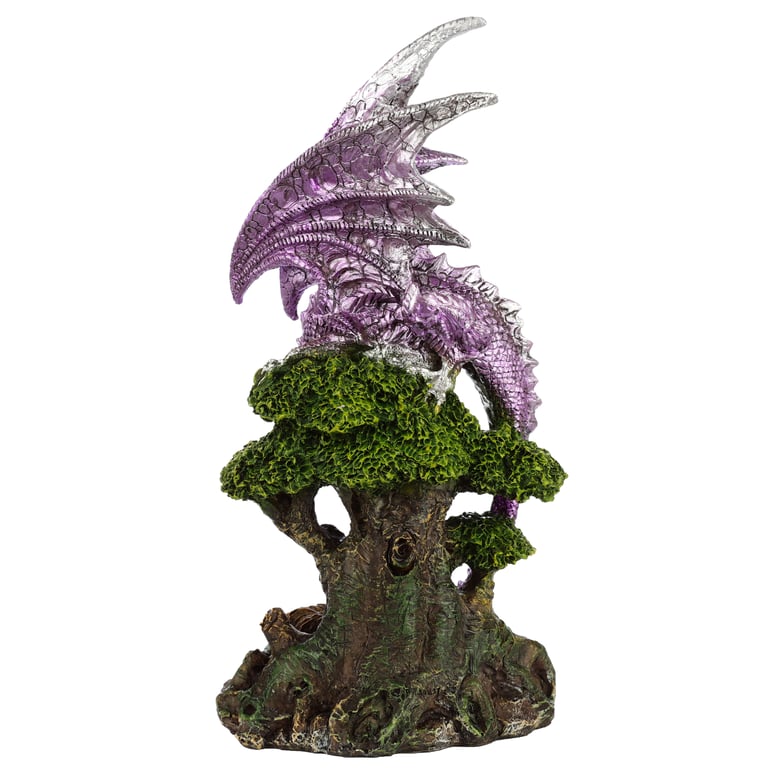 Tree of Life Dragon Mother LED Resin and Plastic Figurine with On/Off Switch