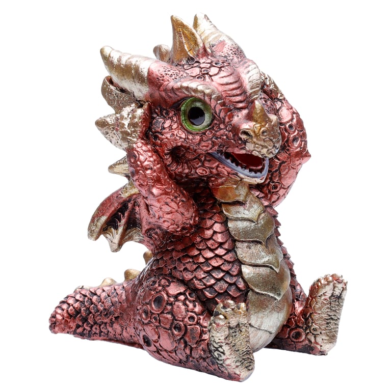 Elements Dragon Figurine Set of 3 - Resin Hear No Speak No See No Evil Home Decor Ornament