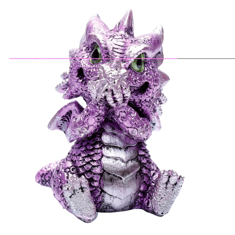 Elements Dragon Figurine Set of 3 - Resin Hear No Speak No See No Evil Home Decor Ornament