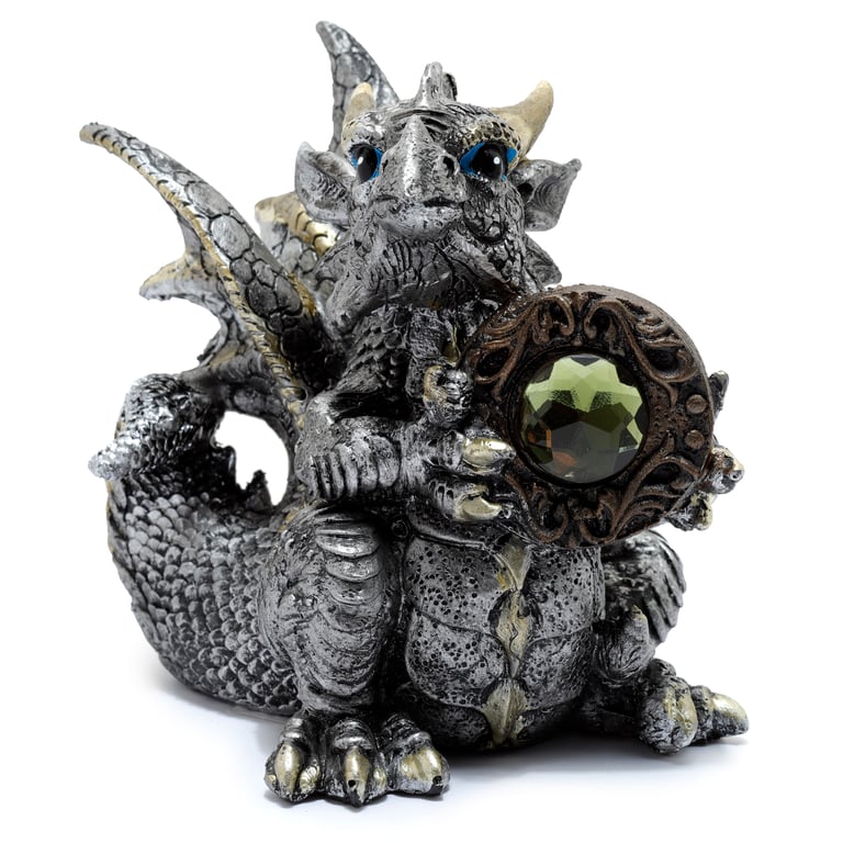 Elements Dragon - Resin Gemstone Protector and Home Decor Shield