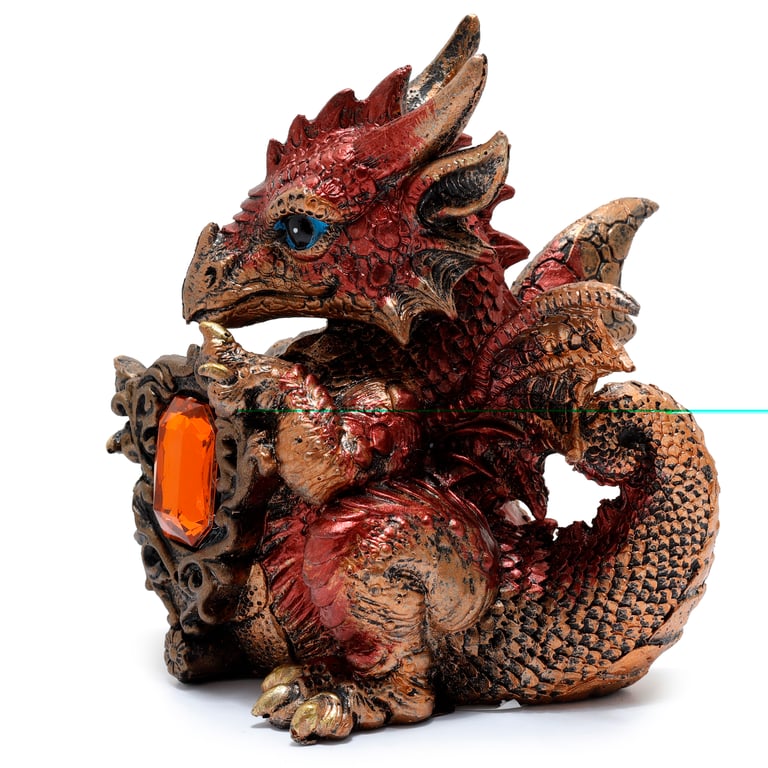 Elements Dragon - Resin Gemstone Protector and Home Decor Shield