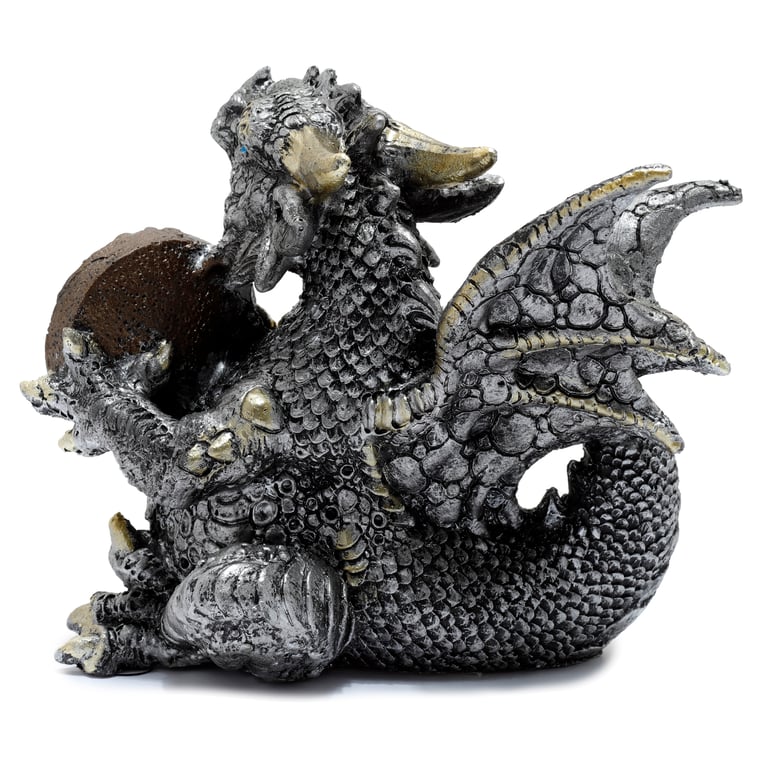 Elements Dragon - Resin Gemstone Protector and Home Decor Shield