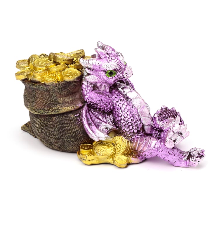 Resin Treasure Dragon Home Decor Ornament