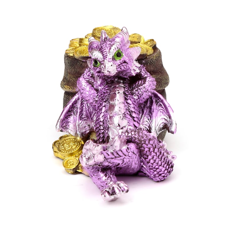 Resin Treasure Dragon Home Decor Ornament