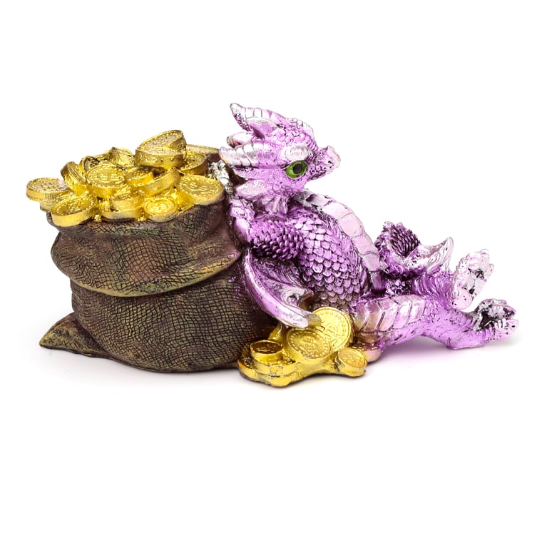 Resin Treasure Dragon Home Decor Ornament