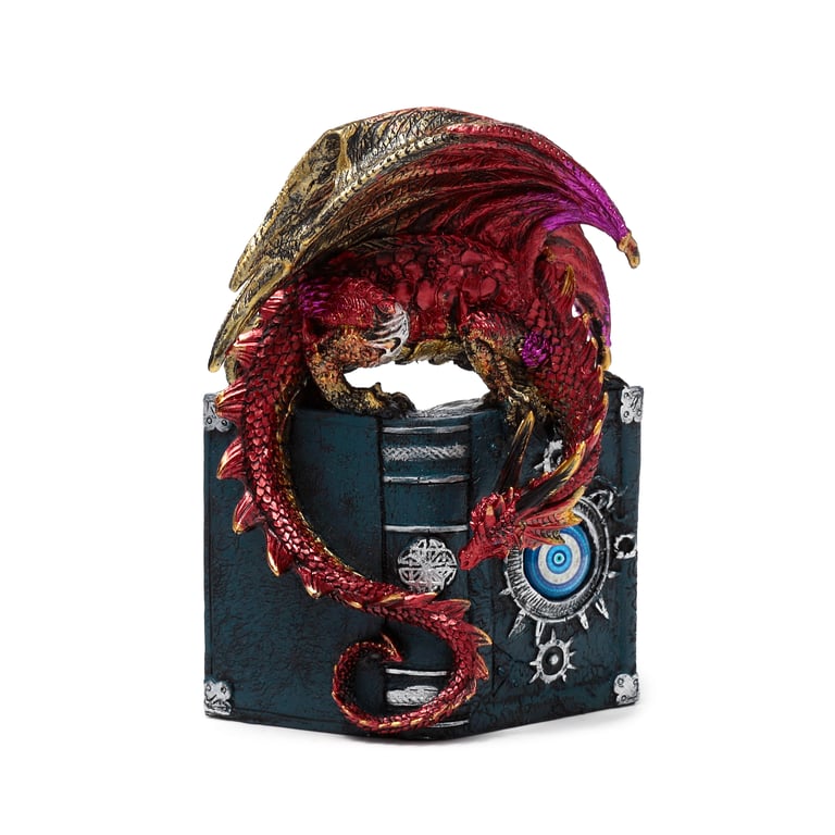 Enchanted Nightmare Dragon - All Seeing Eye Resin Firework Statue