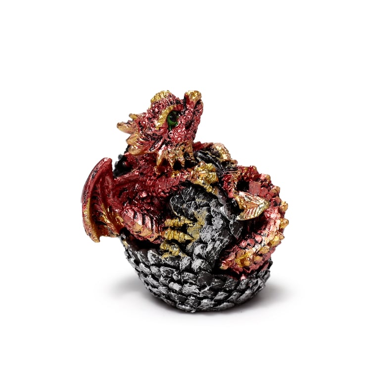 Elements Dragon - Hatching Resin Egg Home Decor Collectible Statue